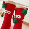Autumn and winter scarves, Santa Claus socks, red couple gifts for women, mid-calf socks, cute children for the New Year, all trendy Application Scenario